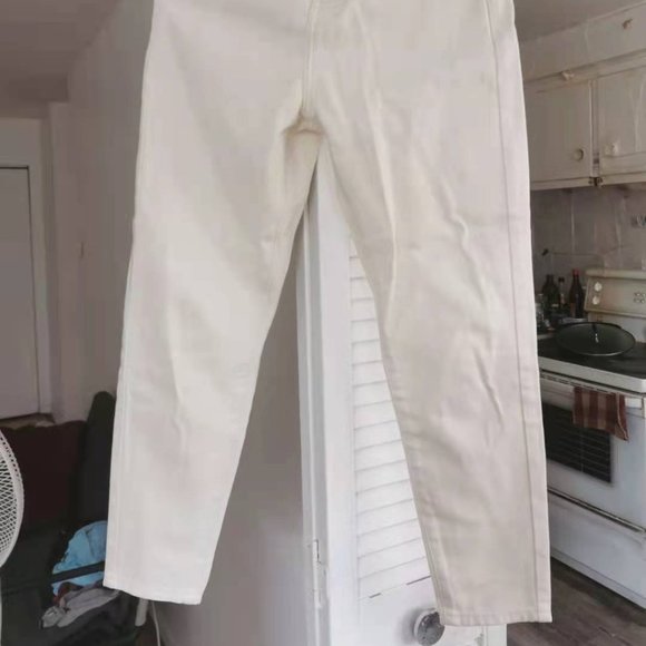 new white straight pants - Picture 2 of 2
